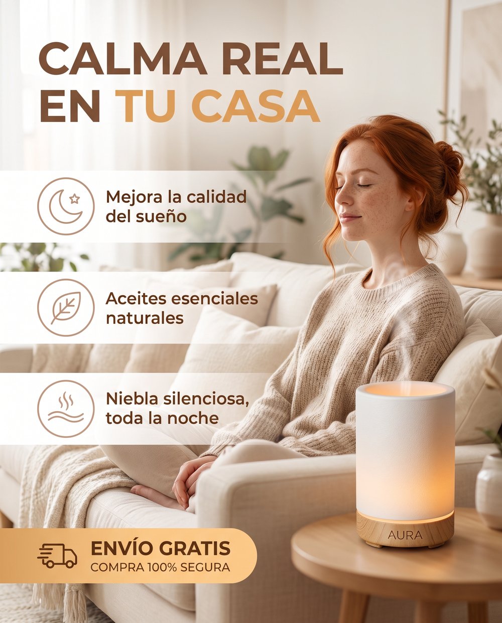 Anuncio de AURA generado con IA